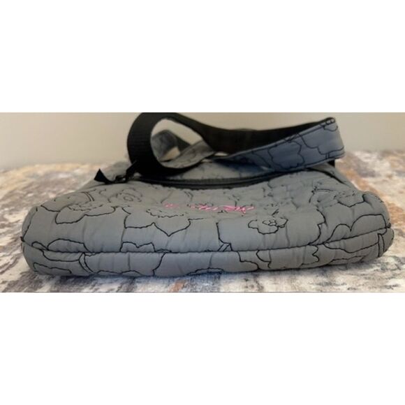 Thirty-One gray quilted poppy crossbody - Picture 4 of 8